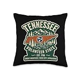 Tennessee Volunteer State Smoky Mountains, Appalachian Throw Pillow
