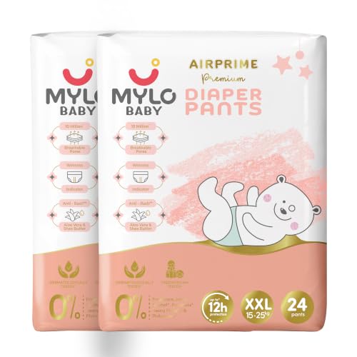 Image of Mylo Baby AirPrime Premium Diaper Pants (XXL, 48, count)
