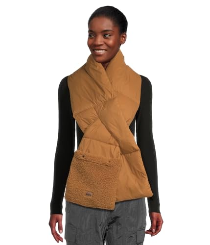 UGG Women's AW Uggfluff Packable Scarf, Chestnut, One-Size