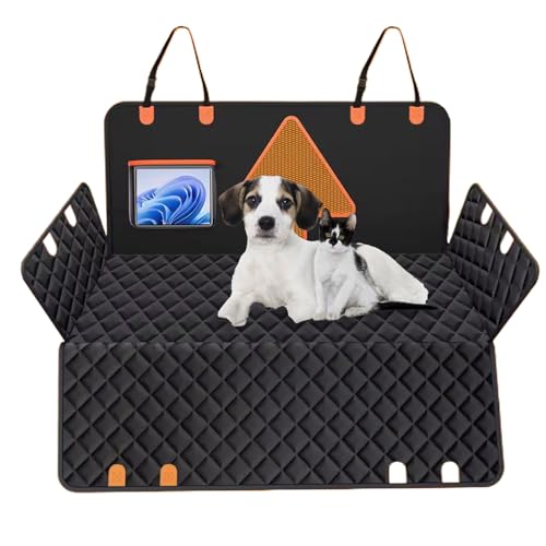 Protection de siège arrière antidérapante et hamac pour chien étanche pour berline