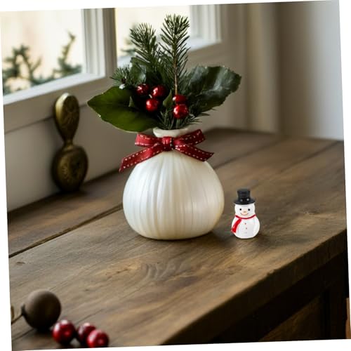 20 Mini-bonhommes de Résine Zerodeko Décorations de Noël