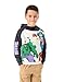 Produktbild Marvel Avengers Jungen Kapuzen-Sweatshirt | Kinder Zweifarbiger Superhelden-Grafik-Kapuzenpullover in Grau | Captain America Der unglaubliche Hulk Aquarell Comic Bekleidung | Film Kunst Merchandise