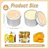 Threlaco 3 Pack 6 oz Cast Iron and Carbon Steel Seasoning Wax Cast Iron Seasoning Conditioner Wax for Steel Cookware Cutting Board Kitchen Ware Restore Maintenance #1