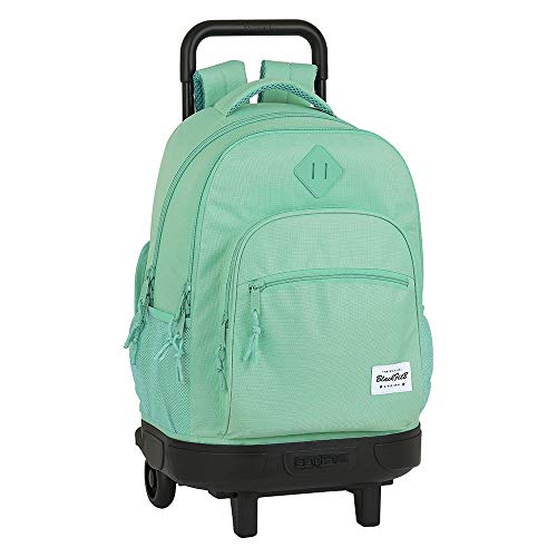 Mochila Blackfit8 turquesa con espaldera ergonómica y asas acolchadas talla M