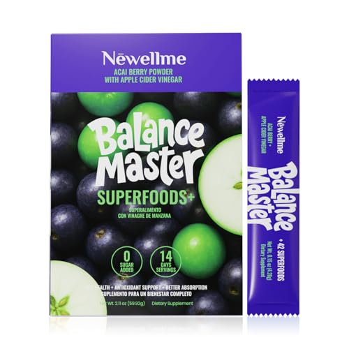 NEWELLME Balance Master Apple Cider Vinegar Acai Berry Powder –