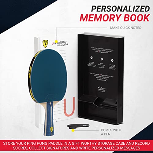 Killerspin Recreational Ping Pong Paddle, Table Tennis Racket With Wood Blade, Jet Basic Rubber #TOP7
