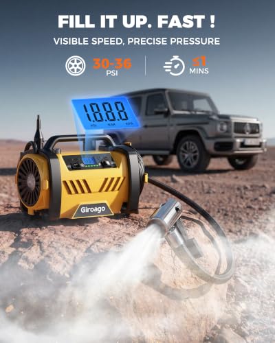 Giroago Dual Power Tire Inflator