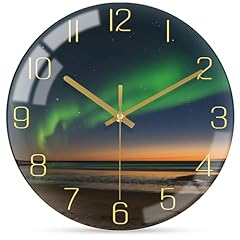VIKMARI 8 Inch Modern Wall Clock, Aesthetic Black and Gold Decor Accessories, Unusual Silent Non photo VIKMARI 8 Inch Modern Wall Clock, Aesthetic Black and Gold Decor Accessories, Unusual Silent Non