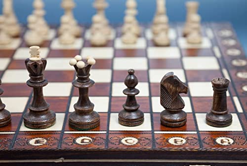 Chess And Games Shop Muba Beautiful Handcrafted Wooden Chess Set With Board And Chess Pieces thumb #3
