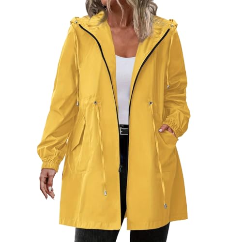 Chaqueta de ciclismo impermeable para mujer, chubasquero cortavientos tallas grandes