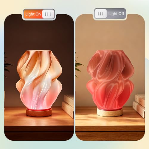 Image of IEMAI Translucent PETG Filament 1.75mm 1kg, Dual Color Gradient Coffee to Red 3D Printer Filament Up to 600mm /s Rapid Printing for Lampshades Artwork & Home Decor