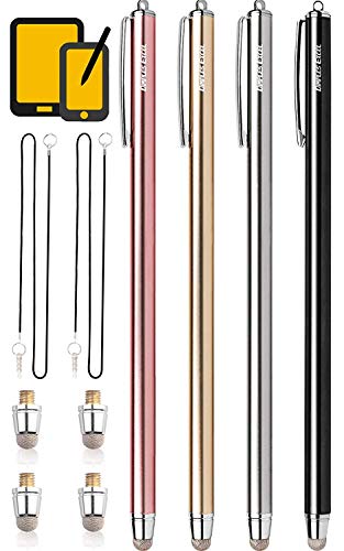Dimples Excel Stylus Pens for Touch Screens Long Stylus Pen for Ipad Stylist