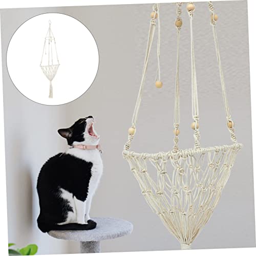 VANZACK 2 Unidades Rede de areia de gato tecida adorável rede de gato ninho de gato premium brinqued