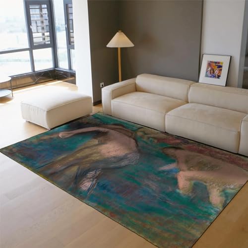 Tapis Edgar Degas antidérapant 60x180cm lavable en machine pour une cuisine et bain impeccables - 4