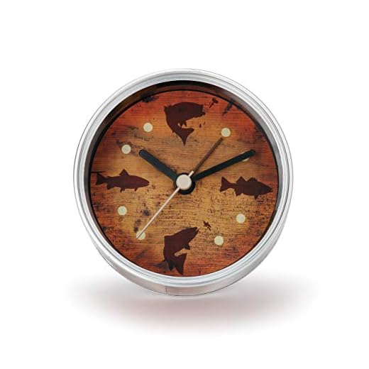 Demdaco Big Sky Carvers Fish Clock-n-Can