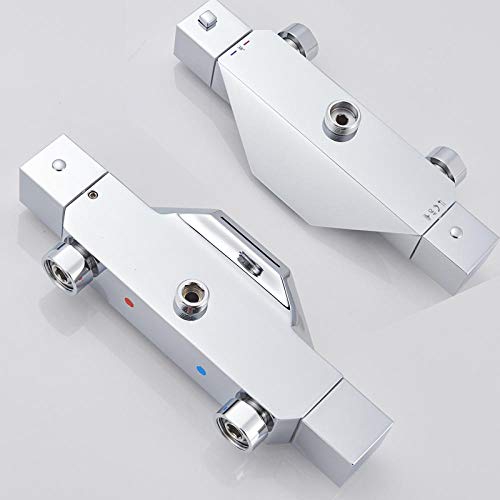 Robinet de douche chromé thermostatique pour une température stable