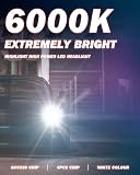 OUSHI Żarówka LED H1, żarówki H1, 14000 lm, 70 W, 6000 K, ksenonowe białe, wodoodporny zestaw do wymiany żarówek samochodowych (2 szt.)
