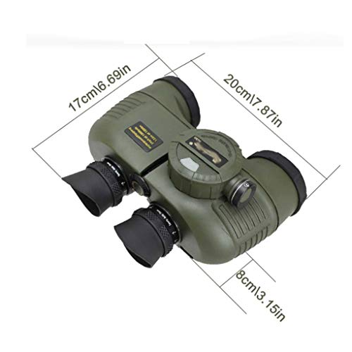 Binocular 7x50 con brújula marina y rango automático miniatura 3