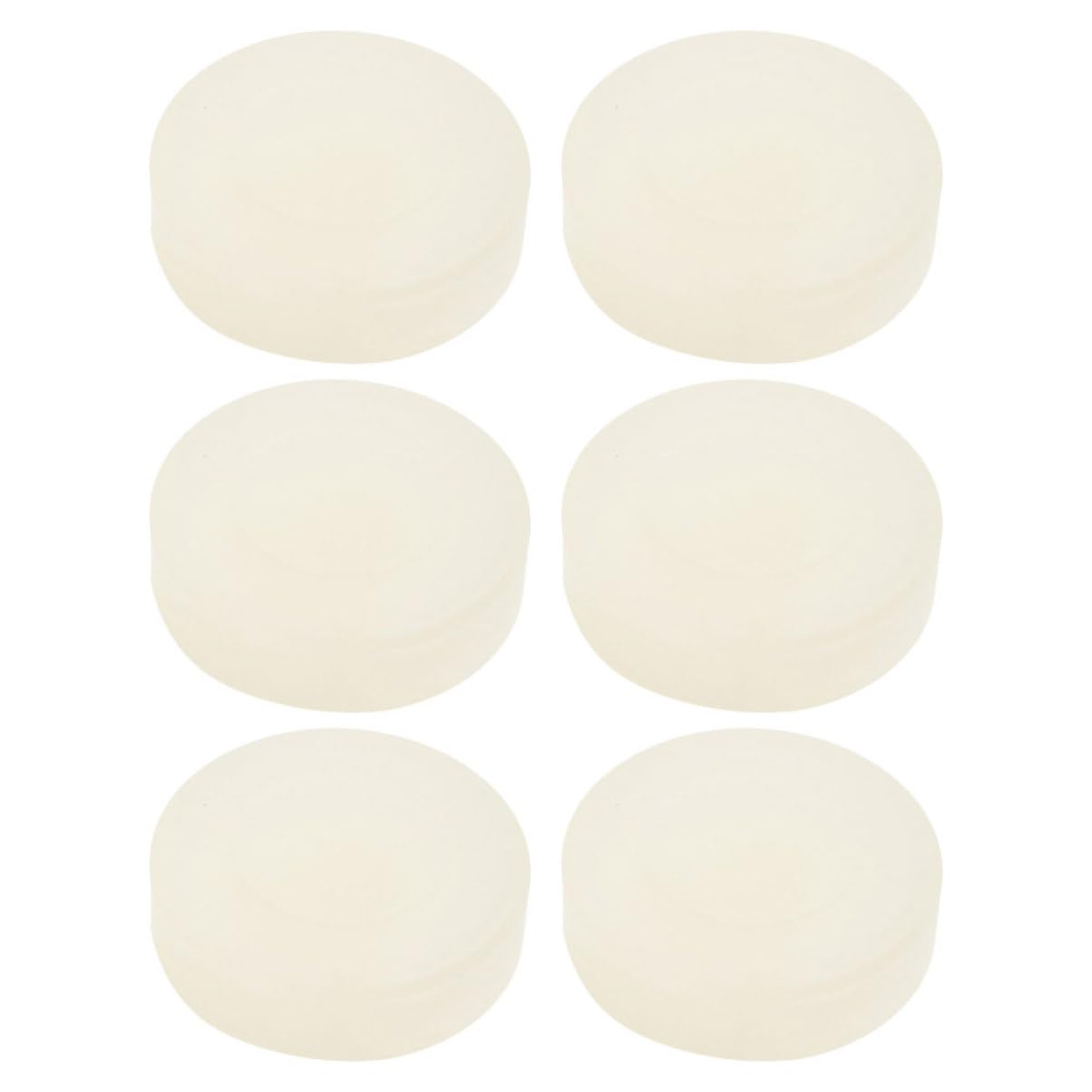 Toyvian 6pcs Matte Finish PVC Ice Hockey Practical Training Balls for Skill Enhancement and Noise Reduction for Games and Practice Sessions