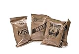 MRE Meals Ready to Eat, Emergency Food Supply, Survival Camping Outdoor 12 Pack Inspection 2025, 2026 (4 Meals (Random), 4 Count)