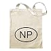 Kiwistar Népal NP Sac de jute - imprimé Proverbes Motifs de énonciations Sac en coton Sac à provisions de remise en forme à l'école suspendu sur une longue poignée