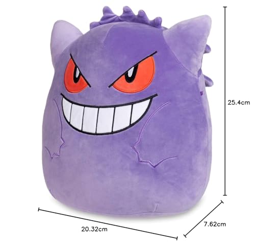 Image of Squishmallows 10-Inch Gengar Plush - Add Gengar to Your Squad, Ultrasoft Stuffed Animal Medium-Sized Plush Toy, Official Kellytoy Plush