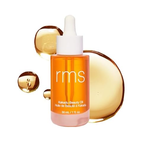 RMS Beauty Kakadu Beauty Oil - Natural Vitamin C Face Oil, Antioxidant Hydrating Facial Oil Skincare Makeup Prep, Improves Texture Cover