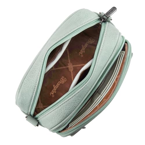 Image of Wrangler Crossbody Bag for Women Multi Pocket Crossover Bag Shoulder Pursea with Adjustable Strap