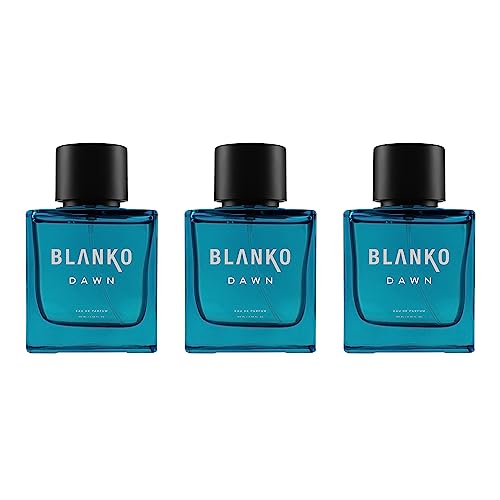 Image of BLANKO By King - Dawn Luxury Perfume Liquid For Men 3X100Ml With Bergamot, Geranium & Vanilla | Solid Fresh Long Lasting Smell Eau De Parfum | Gift Set (Pack Of 3)