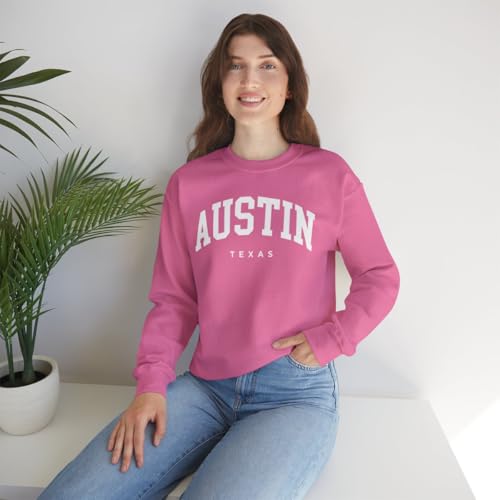 Austin Texas Adult Unisex Crewneck Sweatshirt2