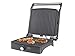 BEPER P101TOS502 Parrilla multifuncional, Panini Maker, Bakelite/Acero,1800W , Placa 28x25 cm, Apertura 180°, Termostato ajustable, Bandeja colectora de grasa