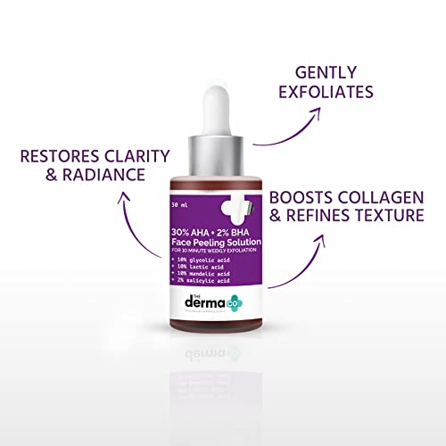 The Derma Co Repairing,Exfoliating 30% AHA + 2% BHA Face Peeling Solution- 30 ml(dermaco) - Image 3