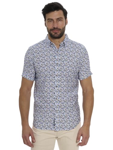 Robert Graham Men's Vance Short Sleeve Woven Shirt2