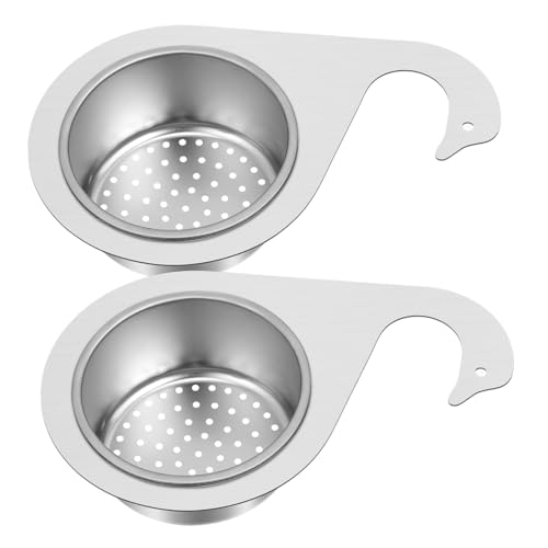 Ganazono 2pcs Coladores de Acero Inoxidable para Fregadero