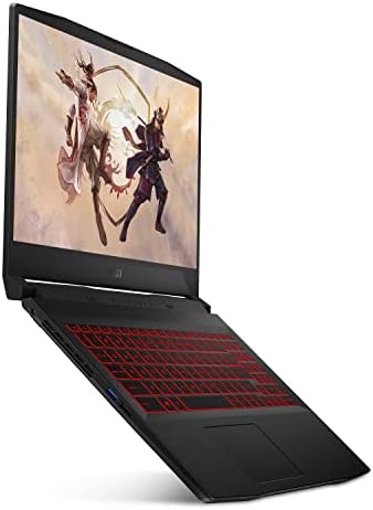 MSI Katana GF66 Gaming laptop (11UK-081UK/082UK) - 15.6 Inch FHD 144 Hz, i7-11800H, 16 GB, 512 GB SSD, NVIDIA GeForce RTX 3060, Free upgrade to Windows 11 - Black
