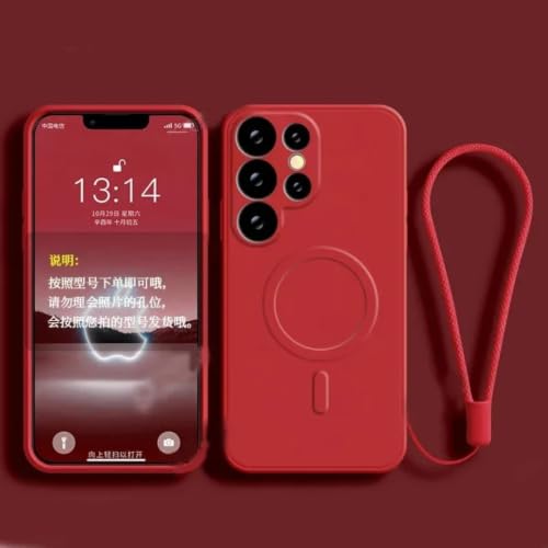 RNOZX Galaxy A35 5G�p�t�̃V���R���P�[�X �}�O�l�b�g�����C�����X�[�d�J�o�[�iGalaxy A35 5G�p/���b�h�j