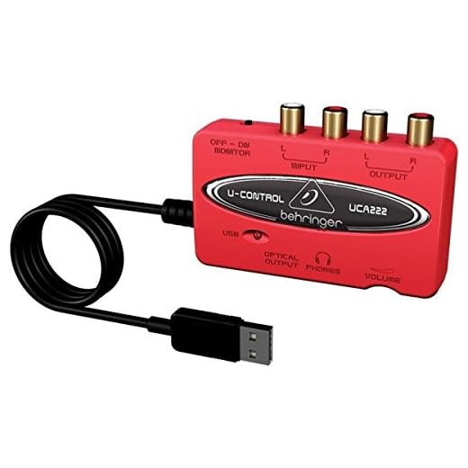 Best Price Square Interface, USB/Audio, UCA222 UCA222 by BEHRINGER