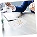 jojofuny 2Pcs Transparent Plastic File Storage Boxes Document Organizer for Cash Savings and Magazines Design for Home and Office Use