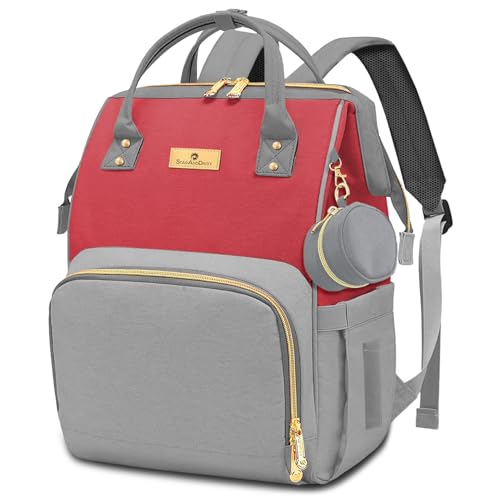 Image of StarAndDaisy Baby Bag for Mothers Travel /Maternity Bag with 16 Multi-Purpose Pockets with Quick Access Diaper & Mobile Pocket /Diaper Bag for Baby
