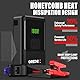 GREPRO 5-in-1 Starthilfe Powerbank mit Kompressor, (bis zu 10.0L Benzin,8.0L Diesel) 150PSI Auto Starthilfe Powerbank für 12V Jump Starter, 3000A Starthilfe mit Digitale Anzeige und LED Taschenlampe