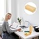 A8 Aarteikarten Box Karteikasten Holz mit Deckel 22.2cm*9.5cm*7cm Karteikarten Holz Vokabelbox Lernkarteibox Holz für Büro Schulen und Heim （Karteikarten Nicht im Enthalten）