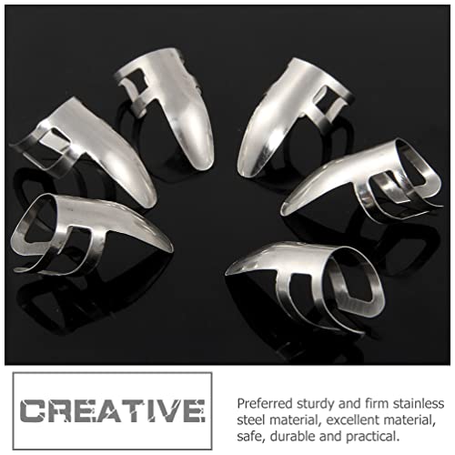 SUPVOX 6Pcs Médiators pour Guitare en Acier 6Pcs Médiators Réglables pour Guitare Banjos Et Autres Instruments - Les Beatles, Paul McCartney, John Lennon, RIngo Starr, George Harrison SUPVOX 6Pcs Médiators pour Guitare en Acier 6Pcs Médiators Réglables pour Guitare Banjos Et Autres Instruments – Image 6