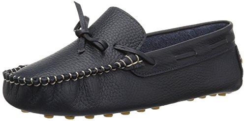 Elephantito Boy's Driver Loafer Shoe, Navy, 0 M US Infant