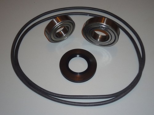 Reparatursatz Trommellager Kugellager Lager für AEG Privileg Waschmaschine Lavamat Princess 35x62x10/12 ersetzt 35x62x11/12,5 6205ZZ 6206ZZ Rundschnur