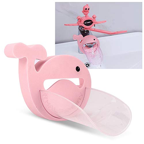 Image of Faucet Extender for Toddlers Sink Extender for Toddlers Faucet Extender for Babies and Toddlers Connects to Sink Faucet to Make Washing Hands Fun and Teaches Your Child Good Habits (Pink)