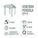 Venetian 10' x 10' Vinyl Pergola