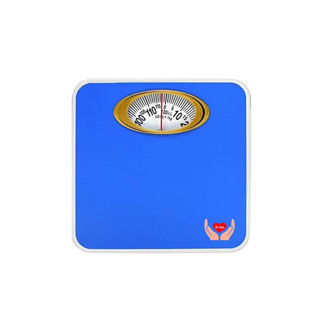 Dr. Care Deluxe Personal Weighing Scale Human Body Weight Machine with 120 kg Maximum Weight Capacity in Blue Color (Golden Dial) (B0CD1RX7Q5) Amazon Price History, Amazon Price Tracker