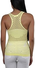 Racerback Butterfly Mesh-back - Yellow