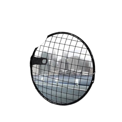Headlight protection cover de haute qualité en acier pour moto custom - 5