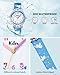 Imagen de CIVO Analogico Relojes de Pulsera para Niña: Impermeable Cuero Reloj Infantil para Aprender la Hora